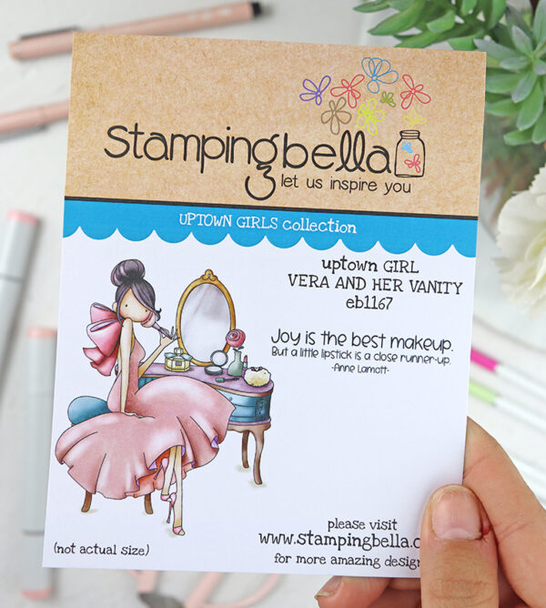 Sello Uptown Girl Vera and her Vanity parents de Stamping Bella