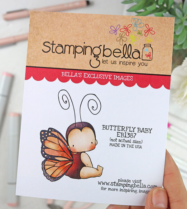 Sello Butterfly Baby de Stamping Bella