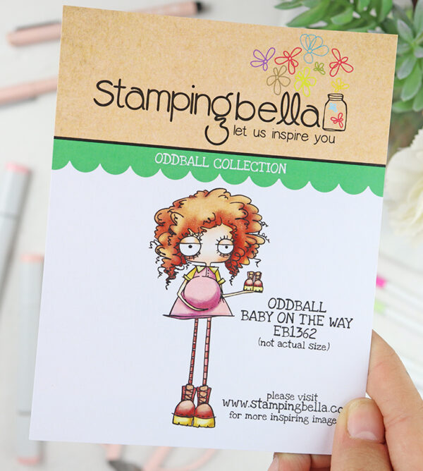 Sello Oddball Baby on the way de Stamping Bella