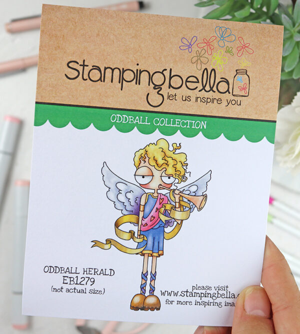 Sello Oddball Herald de Stamping Bella