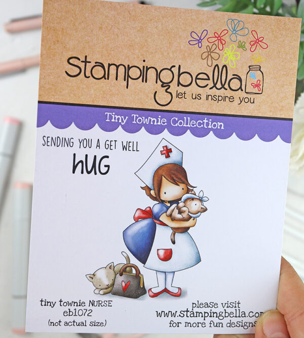 Sello Tiny Townie Nurse de Stamping Bella