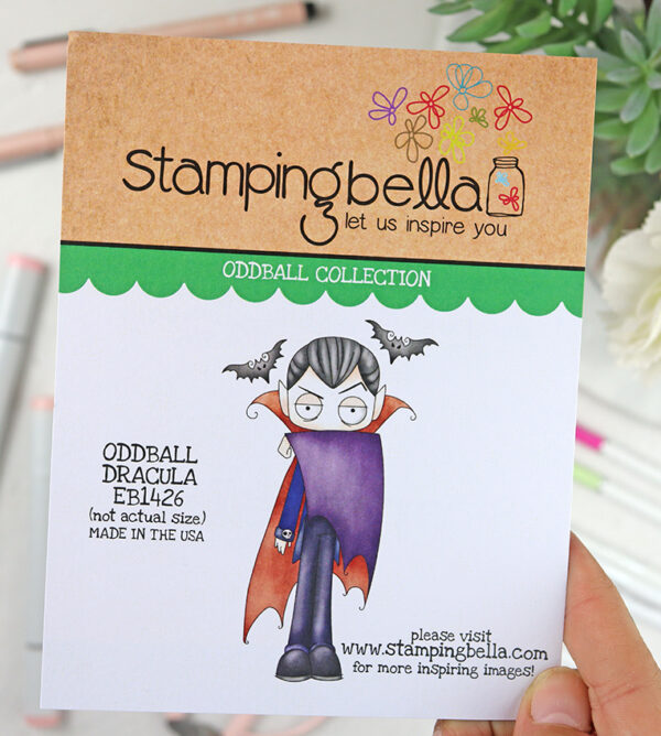Sello Oddball Drácula de Stamping Bella
