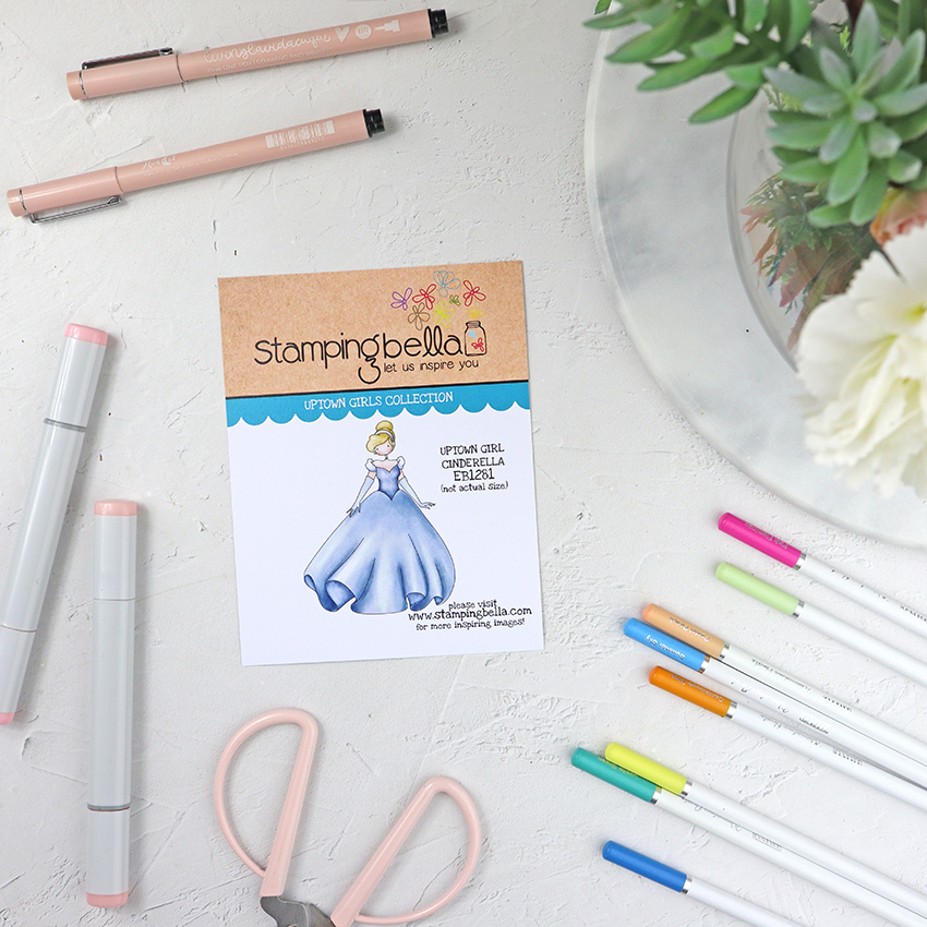 Sello Uptown Girl Cinderella de Stamping Bella - Imagen 2
