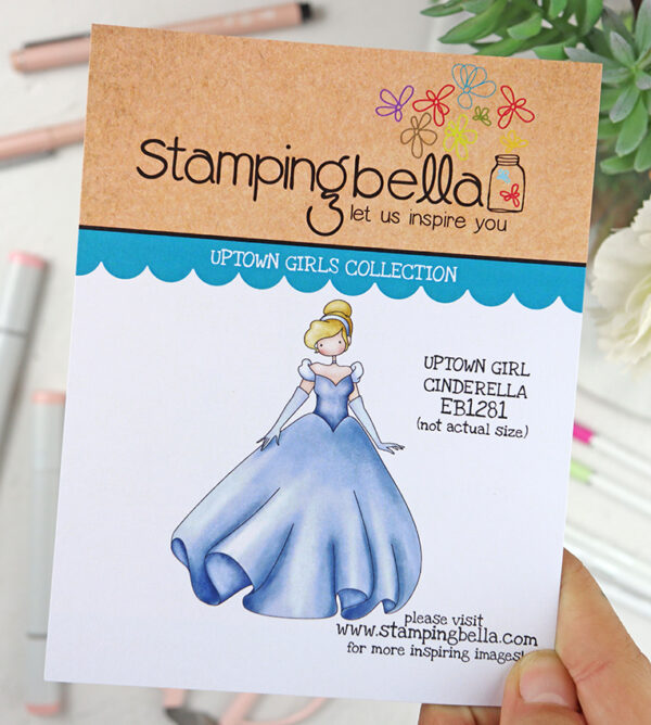 Sello Uptown Girl Cinderella de Stamping Bella