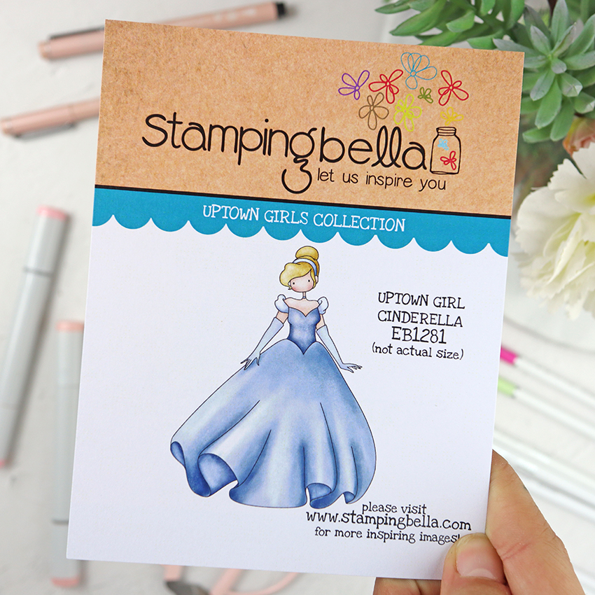 Sello Uptown Girl Cinderella de Stamping Bella