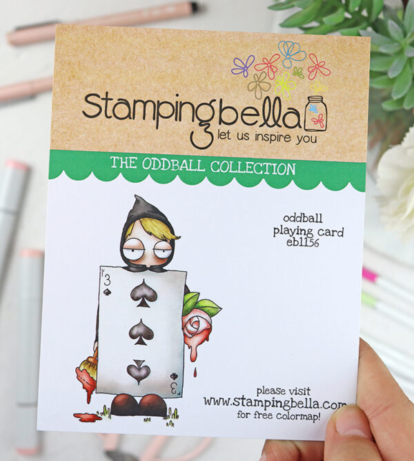 Sello Oddball Playing Card de Stamping Bella
