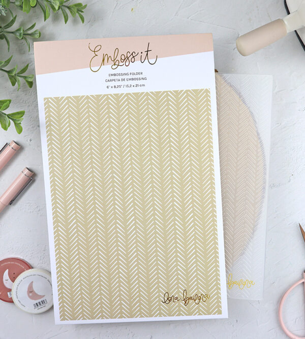 Carpeta de emboss Espiga de Lora Bailora