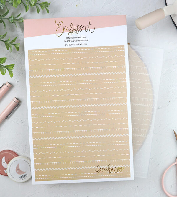 Carpeta de emboss Costura de Lora Bailora
