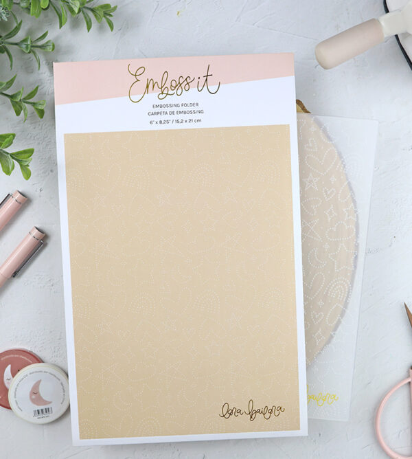 Carpeta de emboss Costura baby M de Lora Bailora