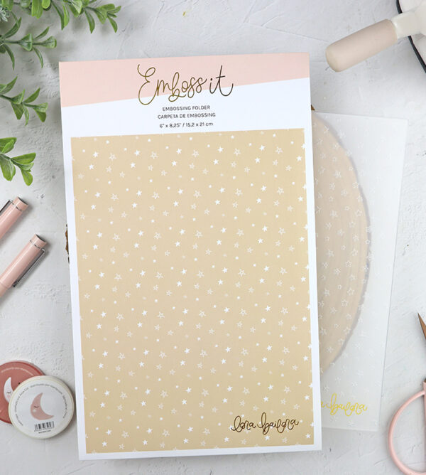 Carpeta de emboss Estrellas de Lora Bailora