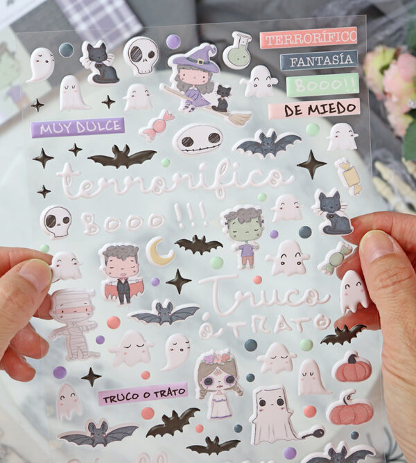 Pegatinas puffy Cute Halloween de Alúa Cid