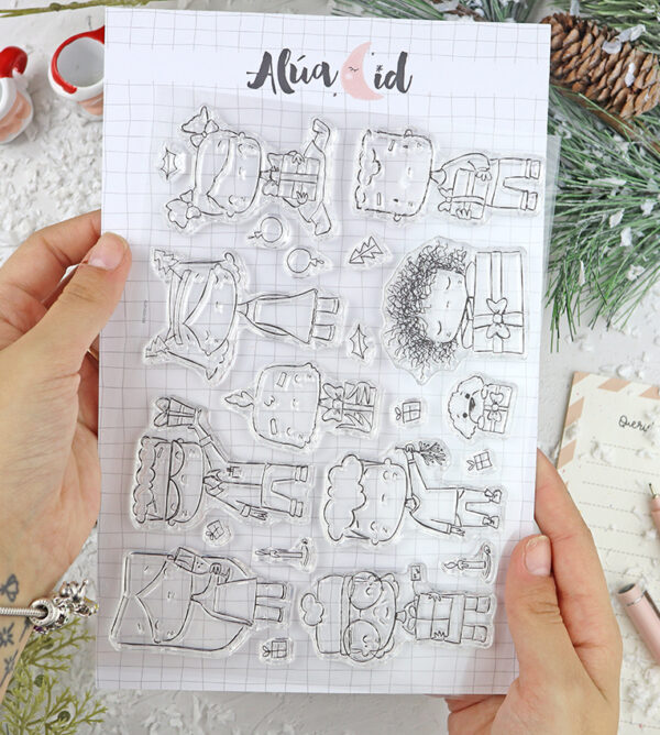 Set de sellos Kalikimaka de Alúa Cid