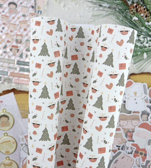 Papel laminado Diciembre de Ohana en Diciembre | Alúa Cid