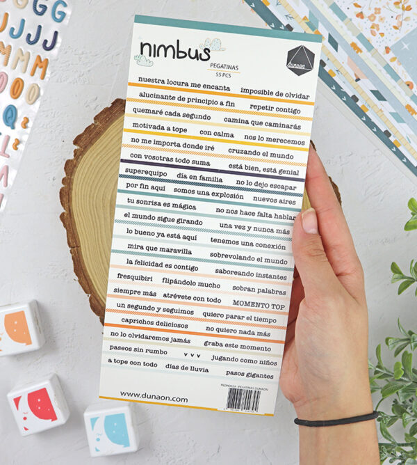 Pegatinas de frases Nimbus de Dunaon