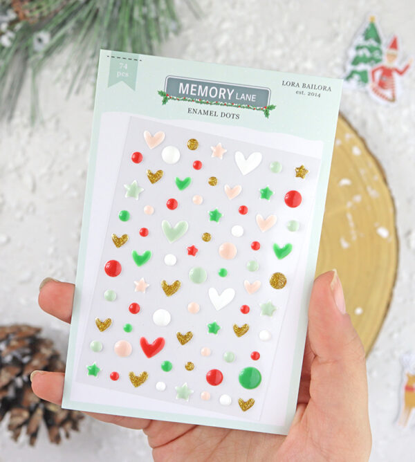 Enamel dots Memory Lane de Lora Bailora