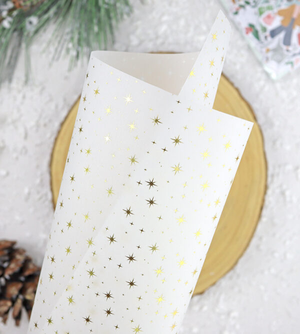 Papel vegetal con foil Memory Lane de Lora Bailora