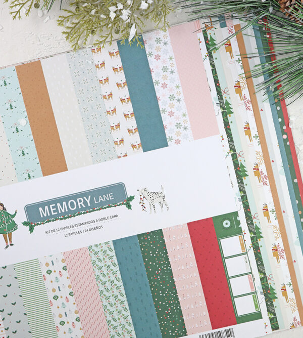 Kit 12" doble cara Memory Lane de Lora Bailora