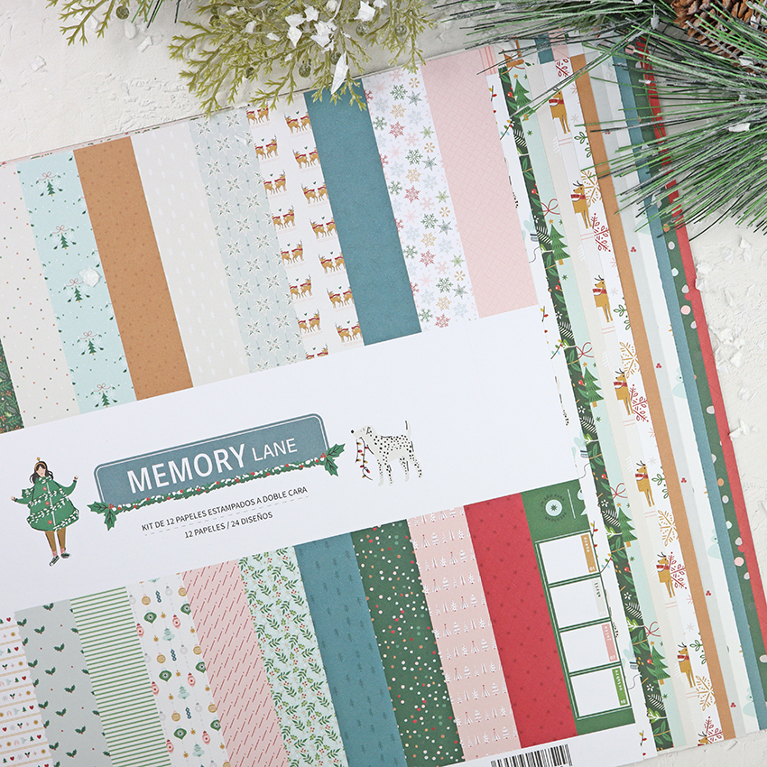 Kit 12" doble cara Memory Lane de Lora Bailora