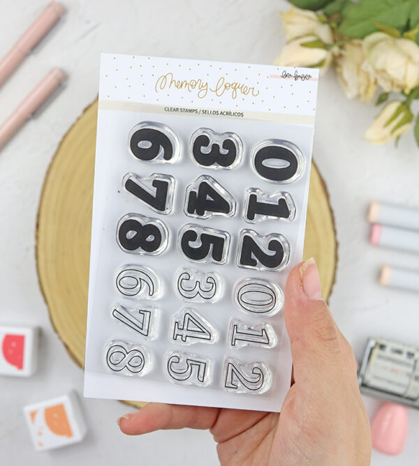 Set de sellos Mini Bold Line de Lora Bailora