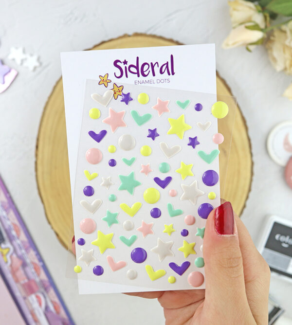 Enamel dots Sideral de Garbancita Alicia