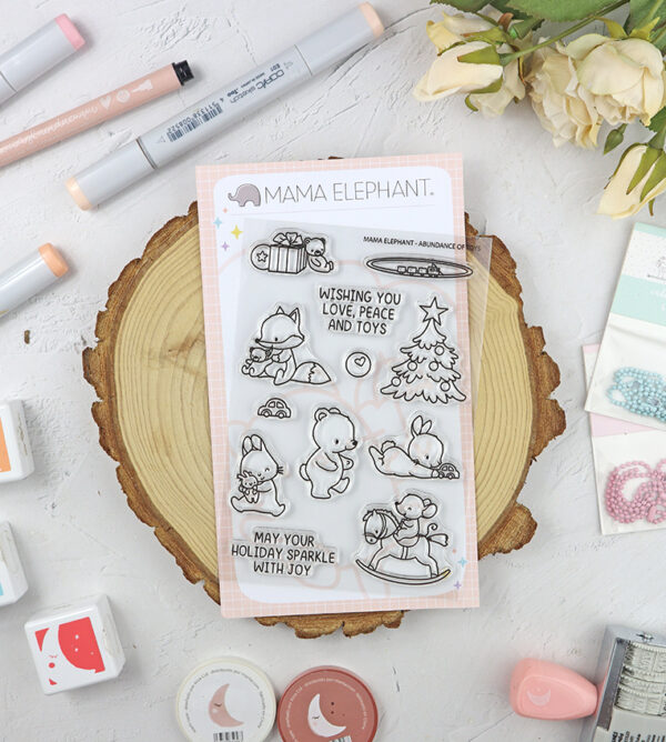 Set de sellos Abundance of Toys de Mama Elephant