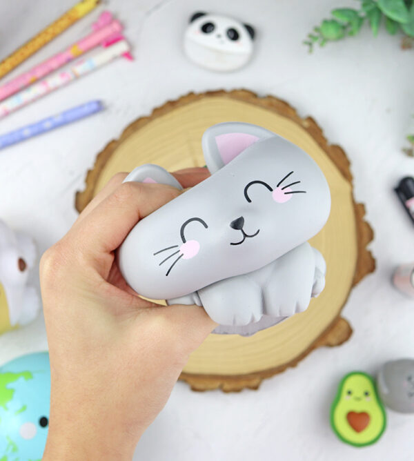 Muñeco antiestrés Gatito de Legami