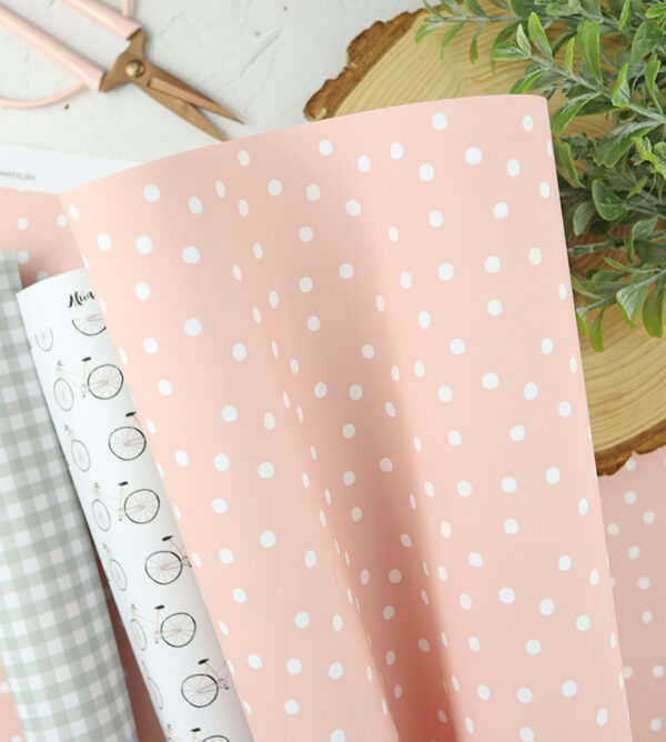 Papel laminado XXL Topos Pastel | Alúa Cid