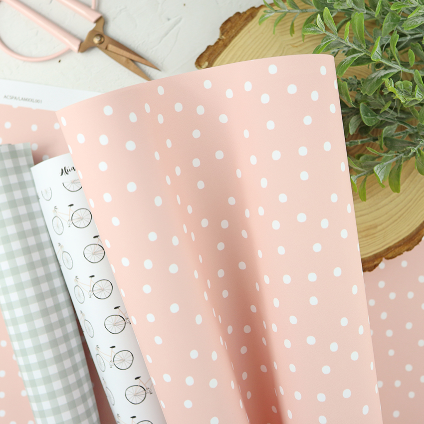 Papel laminado XXL Topos Pastel | Alúa Cid