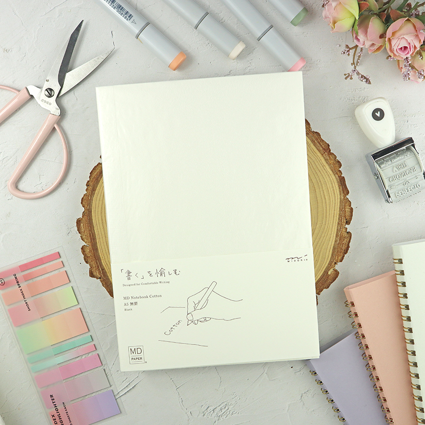 Cuaderno A5 Algodón de Midori - Imagen 2