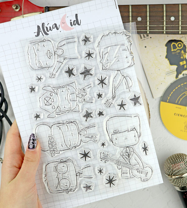 Set de sellos Estrellas de UK de Alúa Cid