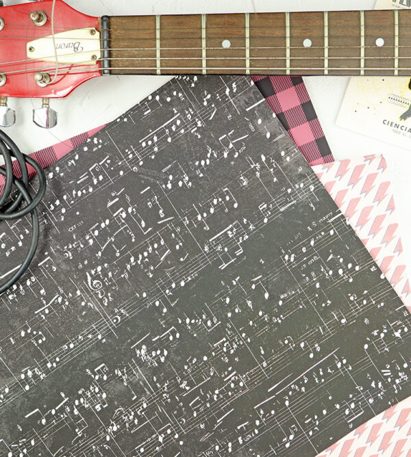 Papel laminado Partitura de En Directo | Alúa Cid