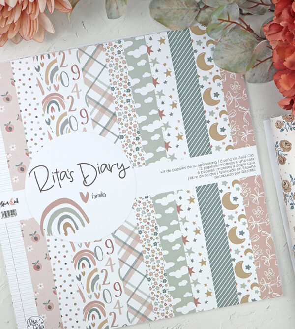 Kit papeles coordinados Familia para Rita's Diary de Alúa Cid