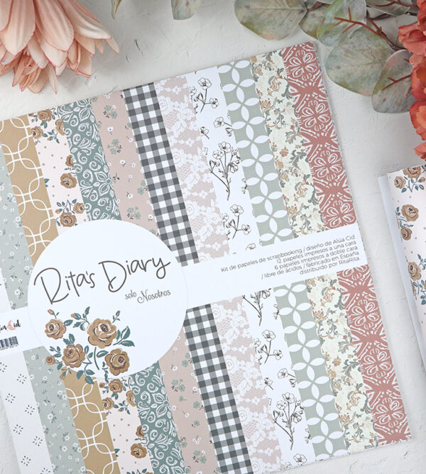 Kit papeles coordinados Solo Nosotros para Rita's Diary de Alúa Cid