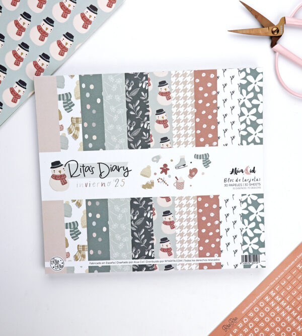 Bloc de tarjetas Invierno | Rita's Diary