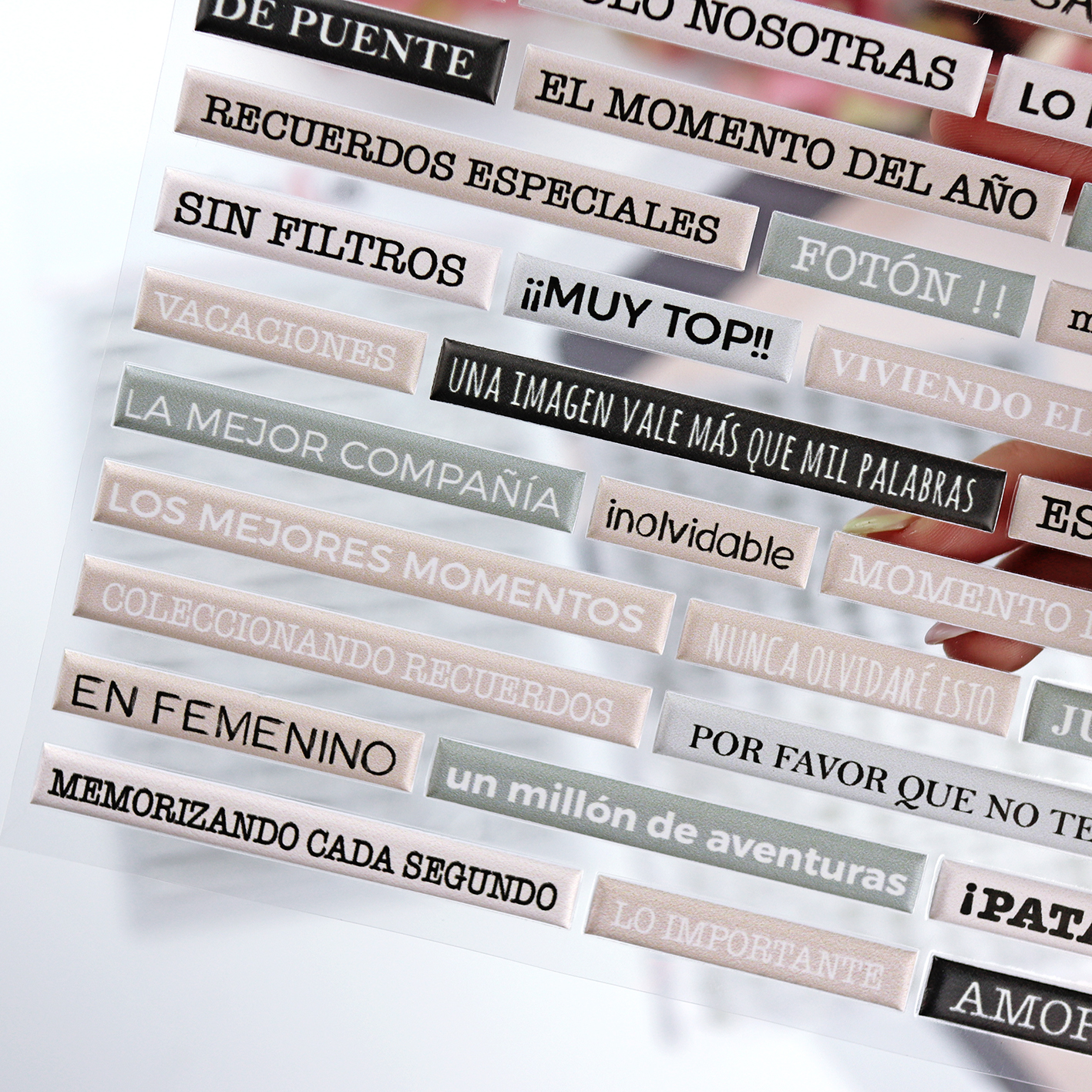 Pegatinas puffy Banners con mensajes En Femenino de Alúa Cid - Imagen 3