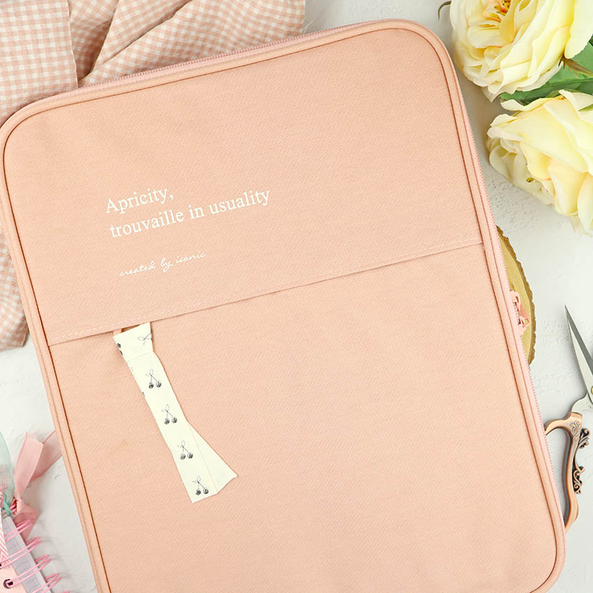Funda portadocumentos y ordenador Rosa de Iconic