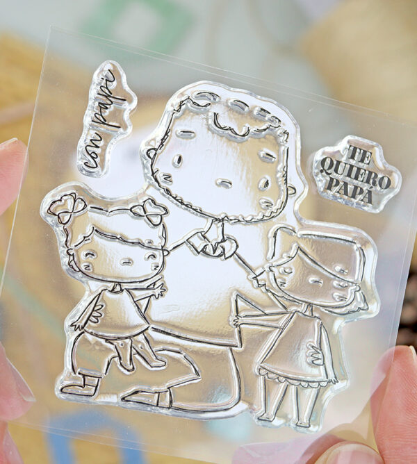 Sello 19 de Marzo. De Alúa Cid. Para scrapbooking y manualidades