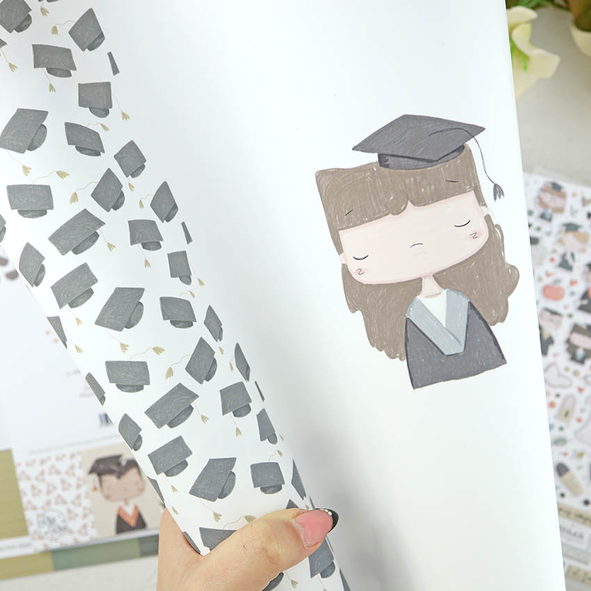 Papel laminado Graduada de Septiembre | Alúa Cid