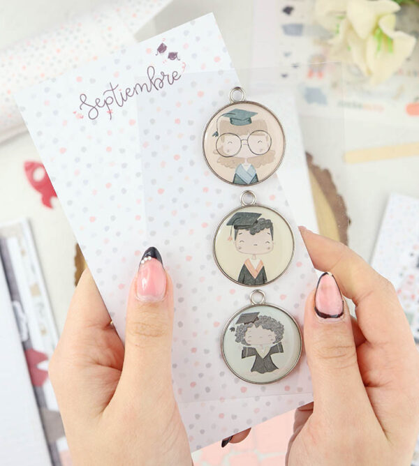 Charms metálicos Septiembre de Alúa Cid