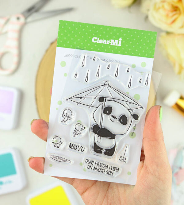 Set de sellos Panda-stic Marzo de ClearMi