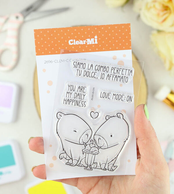 Set de sellos Capy love de ClearMi
