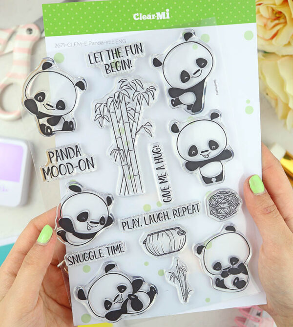 Set de sellos Panda-stic de ClearMi