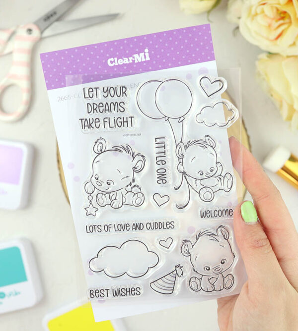 Set de sellos Teddy bear de ClearMi