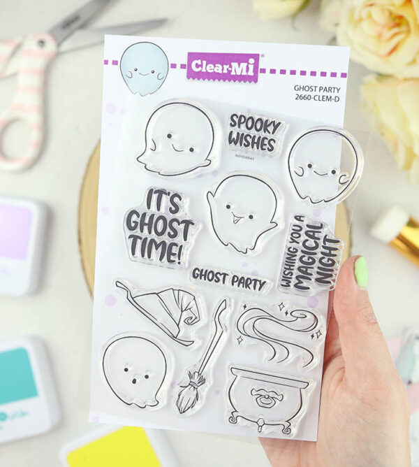 Set de sellos Ghost party de ClearMi