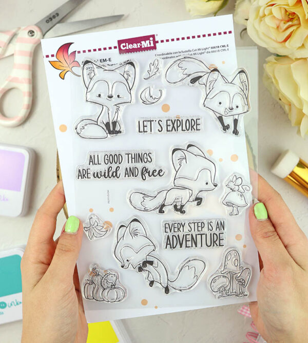 Set de sellos Foxy adventures de ClearMi