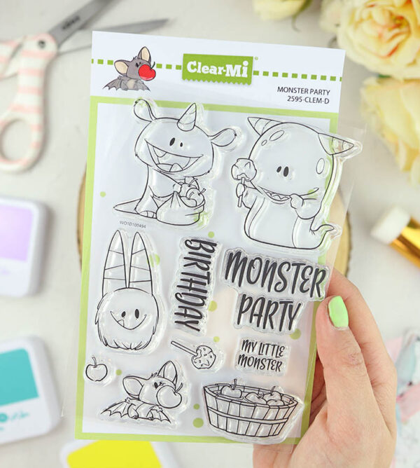Set de sellos Monster Party de ClearMi