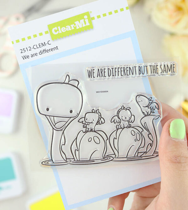 Set de sellos We are different de ClearMi
