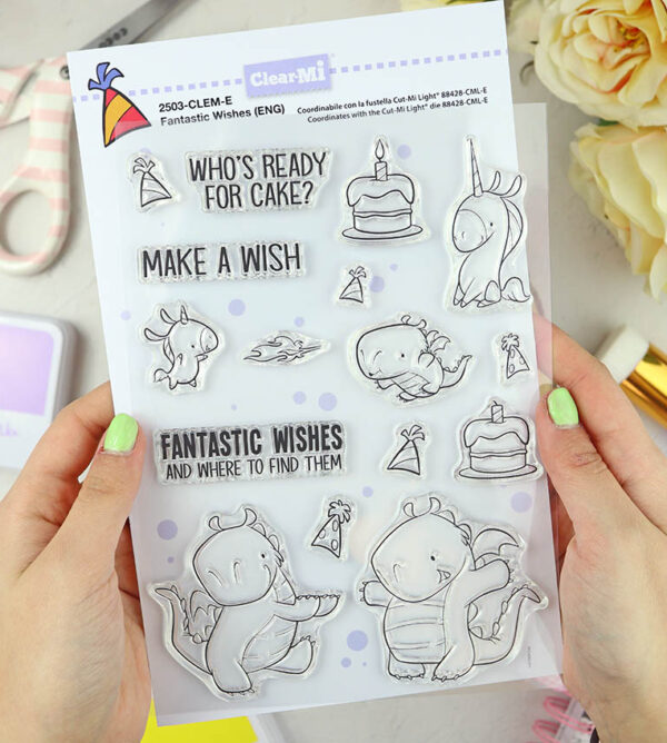 Set de sellos Fantastic wishes de ClearMi