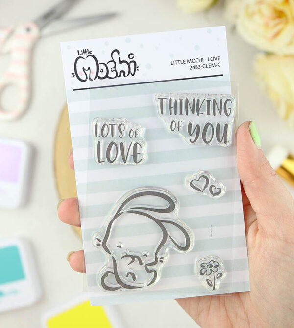 Set de sellos Little Mochi Love de ClearMi