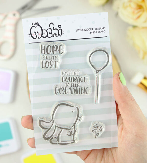 Set de sellos Little Mochi Dreams de ClearMi